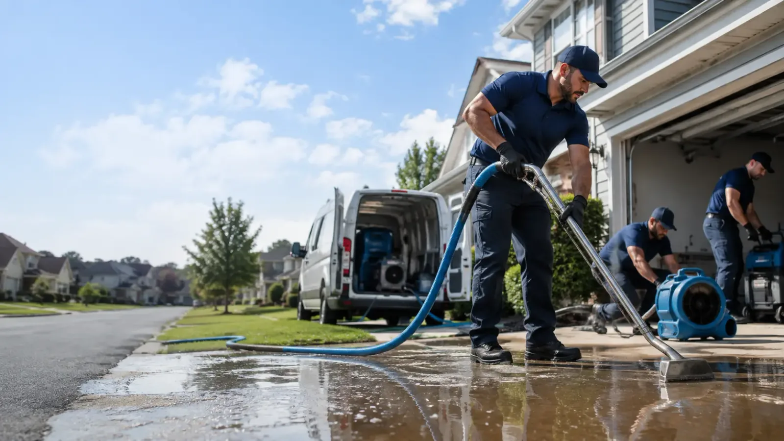 Flood Damage Restoration in Hobart, OK